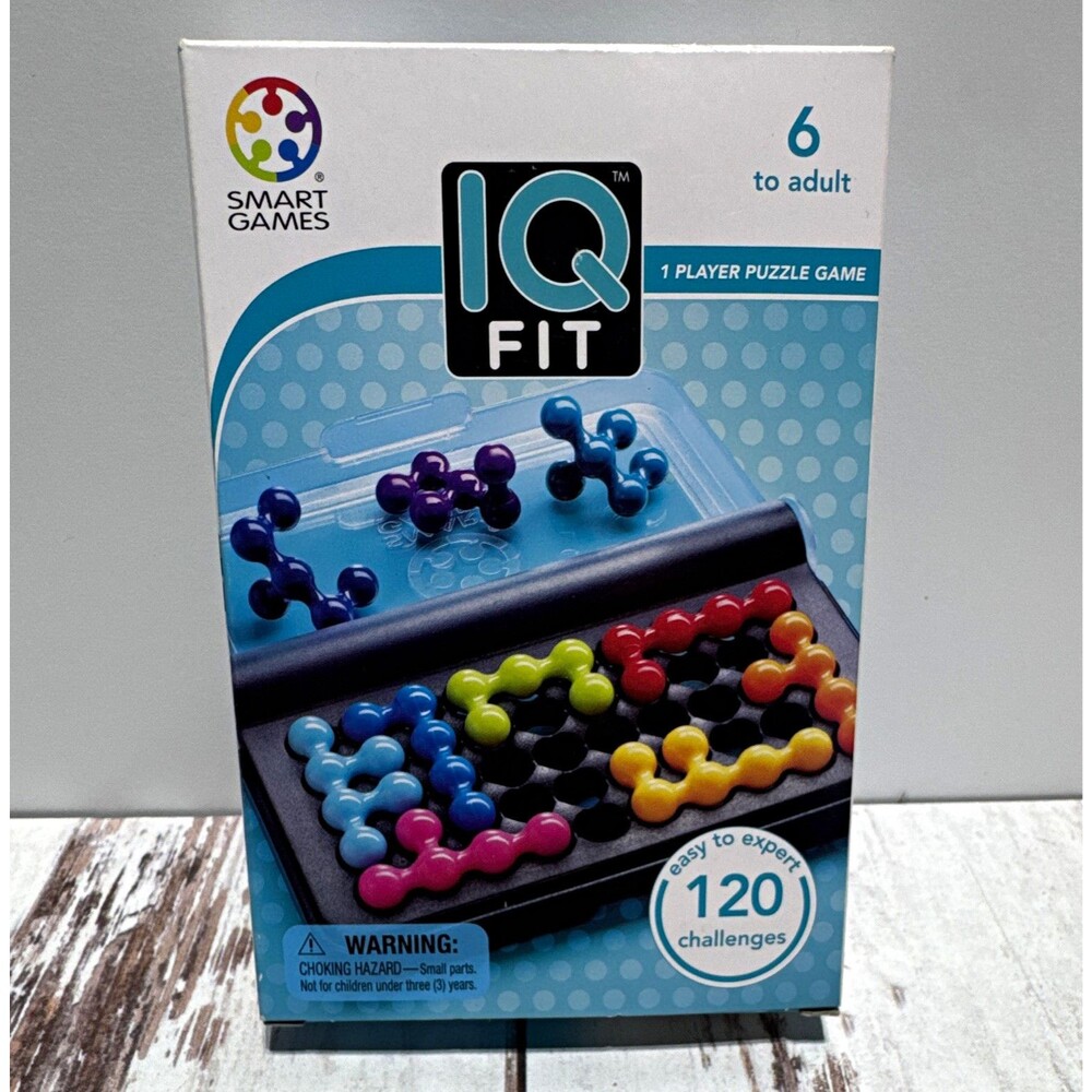SmartGames IQ Fit 3D Brain Teaser 1 Player 120 Challenges STEM Strategy 2011